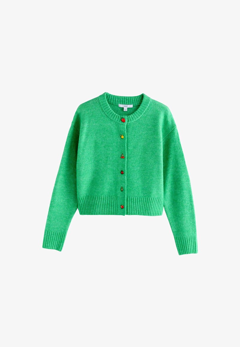 Next TALL FIT - CREW NECK - Kofta - bright green fruit buttons/grön ...