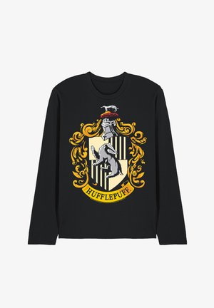 Harry Potter, HARRY POTTER HUFFLEPUFF CREST - Long sleeved top - black