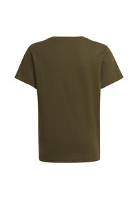 adidas Originals TREFOIL TEE-JUNIOR - Apdrukāts T-krekls - focus olive/white