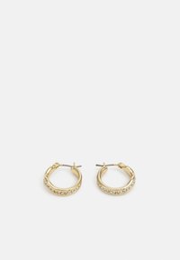 WAVY PAVE HUGGIE - Øredobber - gold-coloured