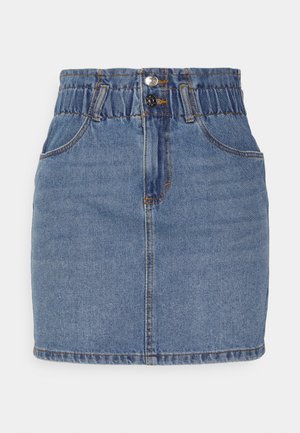 MILLIE SKIRT - Minigonna - medium blue denim