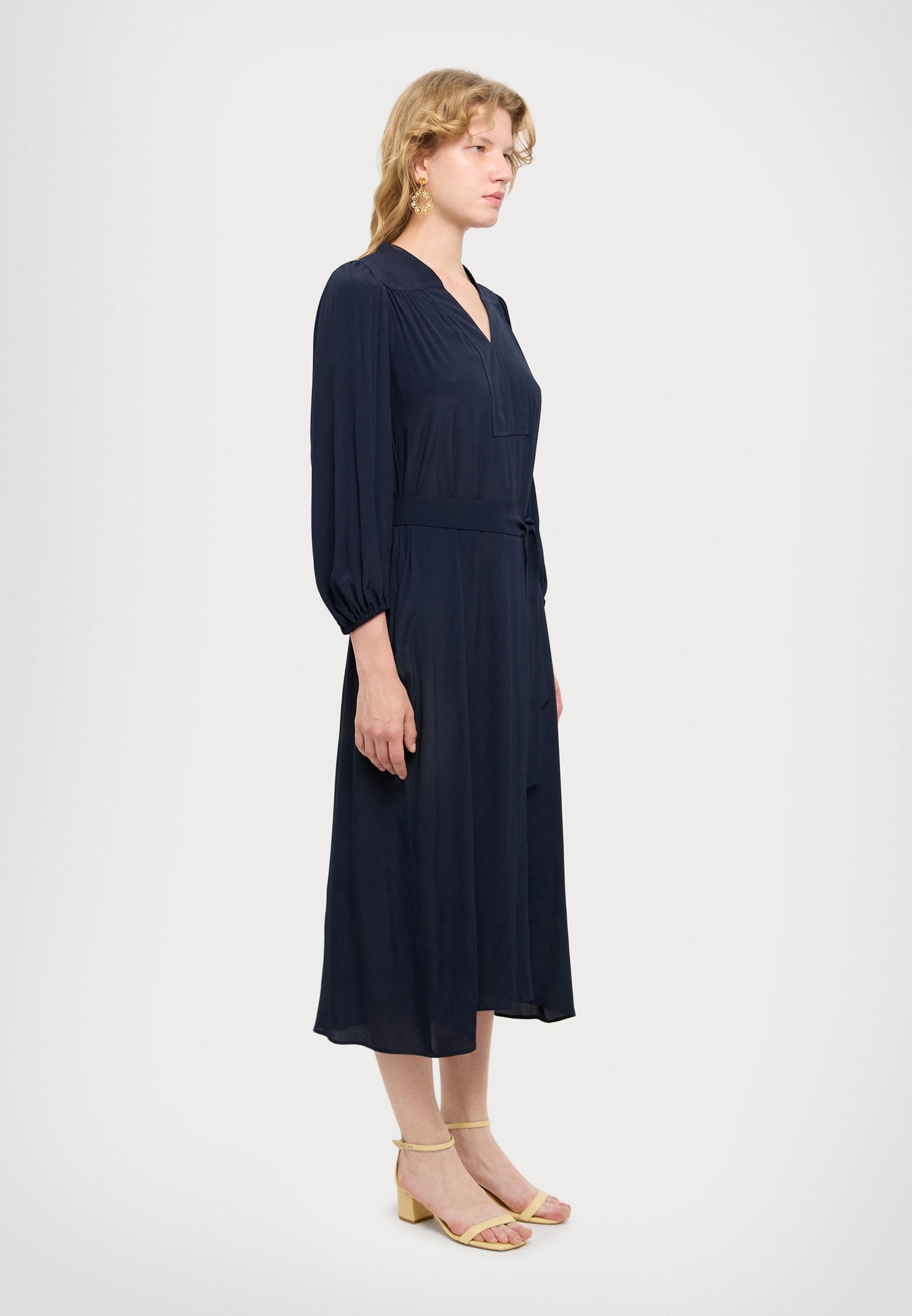 Crepe Tara Jarmon Robe Noire Crepe Dress Collection Tara Jarmon