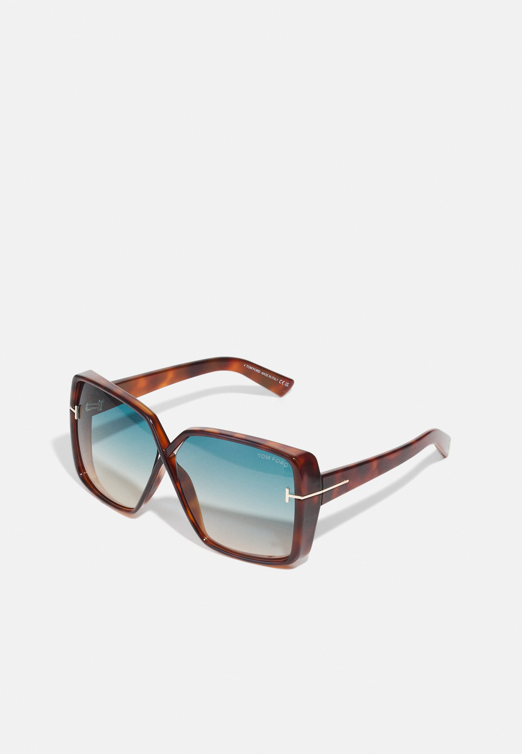 Tom Ford YVONNE - Sunglasses - blonde havana/gradient green  display picture 2
