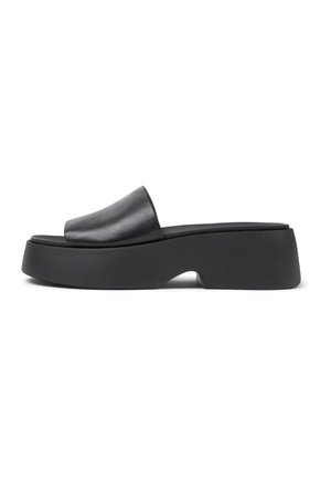 Mules de tacón - black