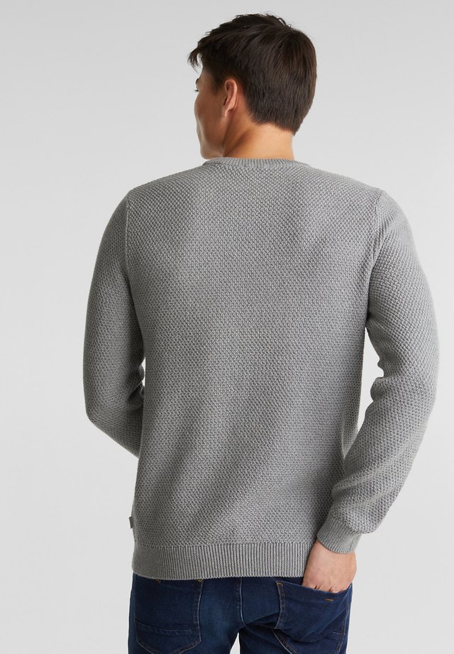 Strikpullover /Striktrøjer - medium grey