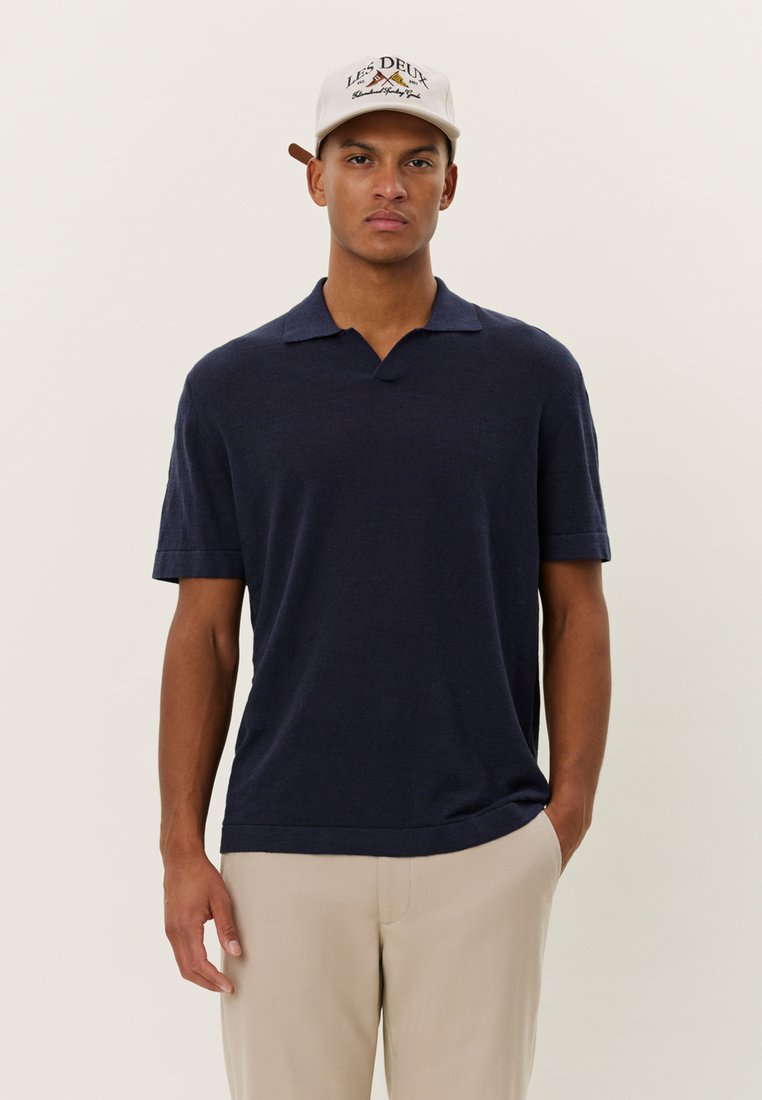 Les Deux - EMMANUEL - Polo marškinėliai - dark navy, Padidinti
