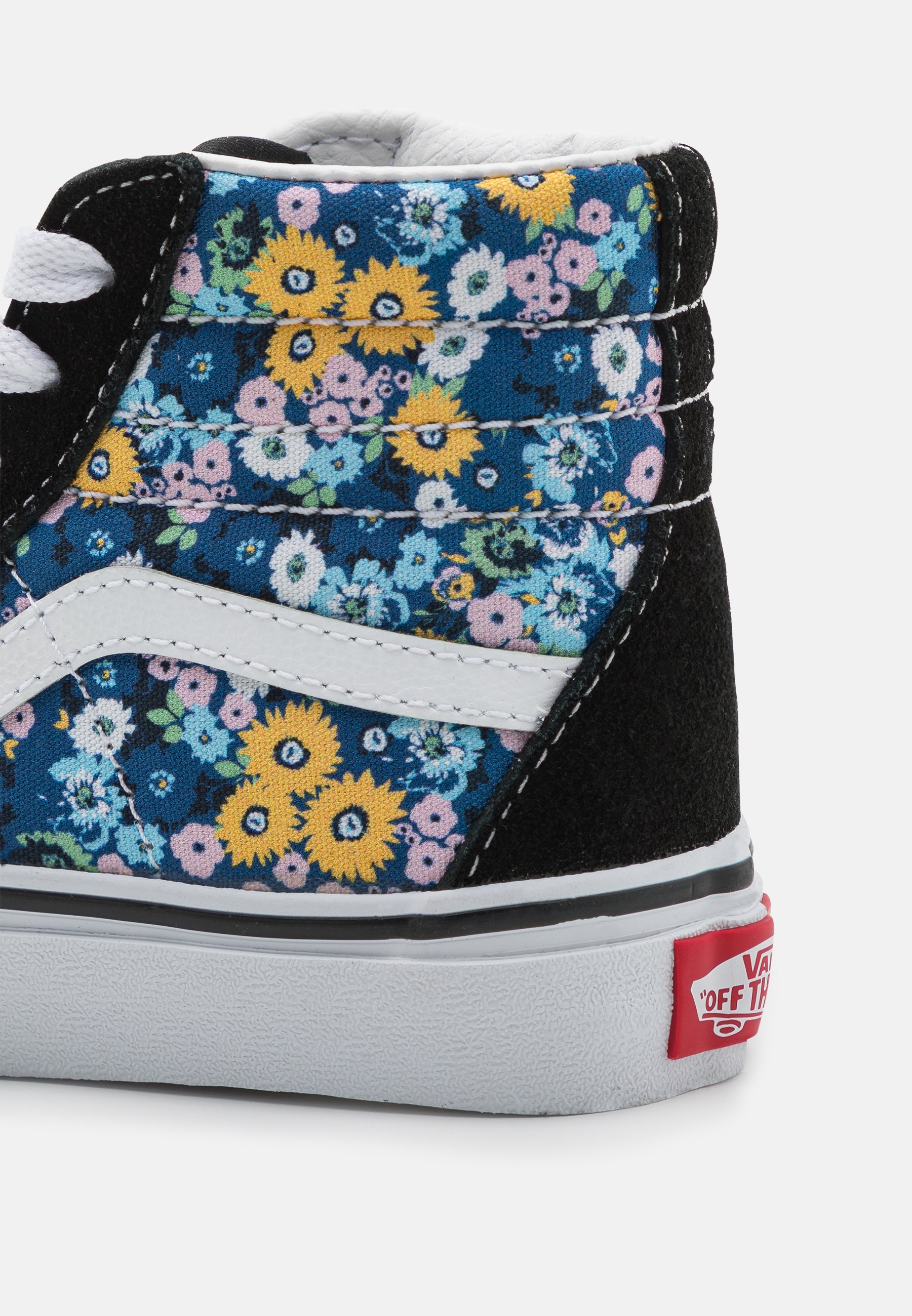 multi colored vans high tops