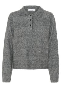 Ilgarankovis viršutinės dalies drabužis - opal gray melange