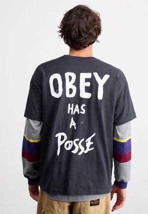 HAS A POSSE - Camiseta estampada - vintage black