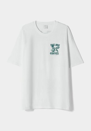 SHORT SLEEVE BOXY - Printtipaita - off white