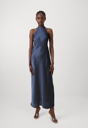 SLFANNIE HALTERNECK DRESS - Cocktail dress / Party dress - dark sapphire