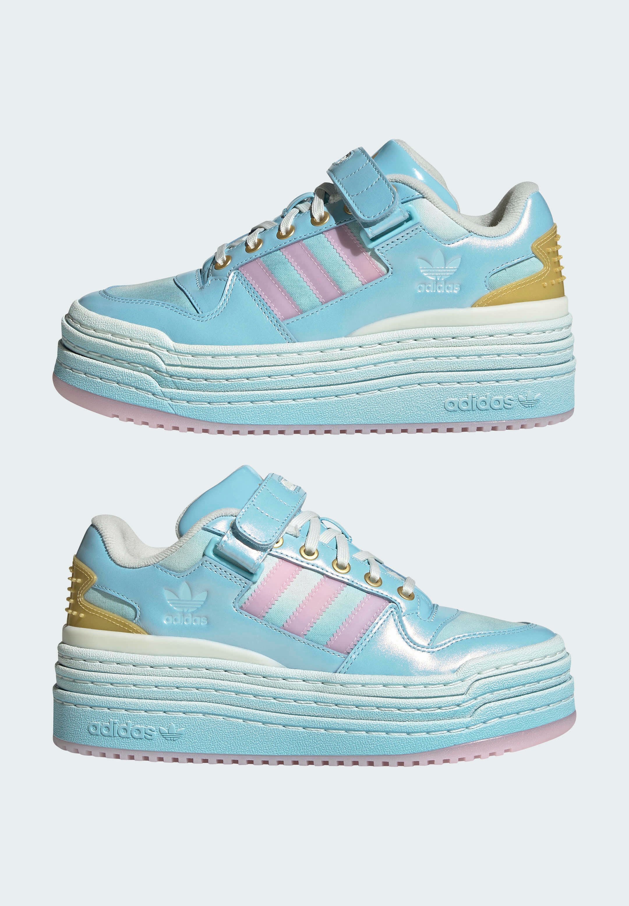 adidas Originals DISNEY TRIPLEPLATFORUM LOW - Sneakers laag - blue/blauw -  Zalando.nl