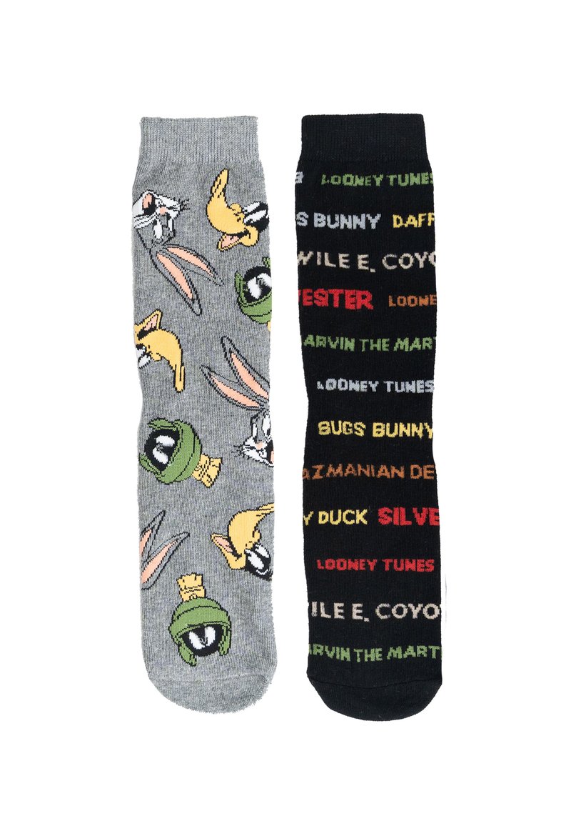 Calzini Looney Tunes Uomo - Pacco Da 5 Paia, Divertenti E Comodi, Cotone Misto - Foto 2