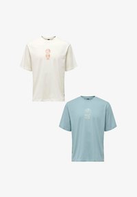 Unselected, weiß blau