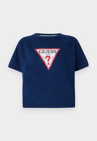 BOXY ICONIC - T-Shirt print - blue indigo wash