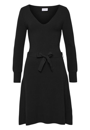 Gebreide jurk - black