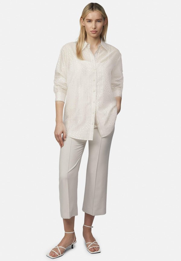 Hemdbluse - helles beige