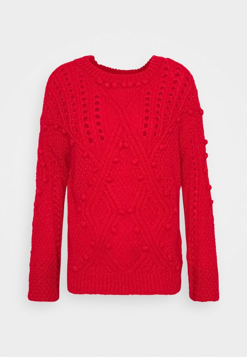 YAS Tall Strickpullover - red