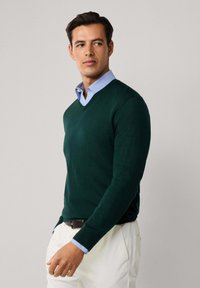 Hackett London Strickpullover - dark green