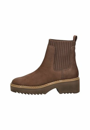 Bottines à plateau - dark brown
