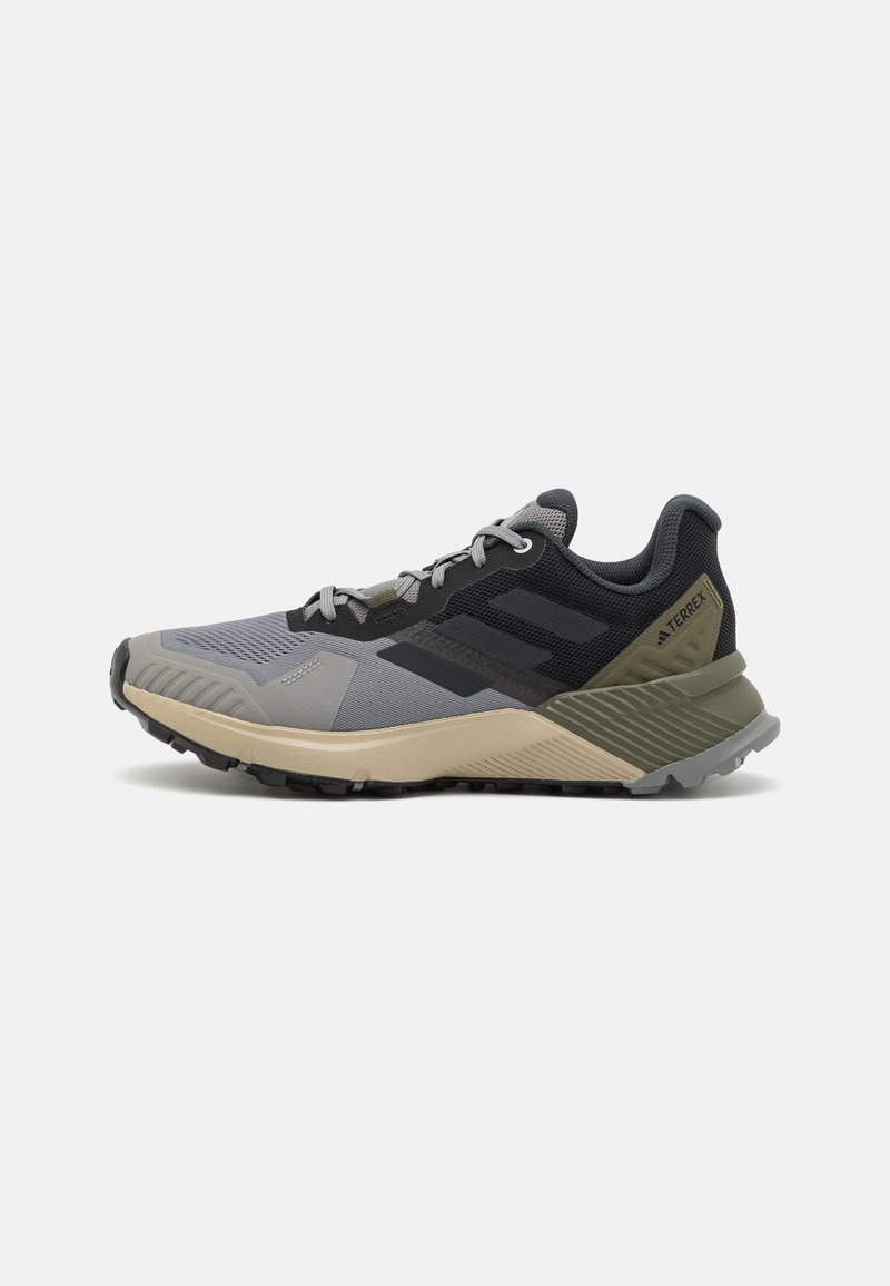 Adidas Terrex SOULSTRIDE - Chaussures de marche - solid grey/carbon/olive strata