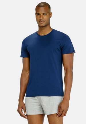 Diesel, DIESEL HERREN T-SHIRT 3ER PACK - RANDAL-D-CORE UNTERHEMD RUNDHALS KURZARM - Caraco - schwarz blau weiß