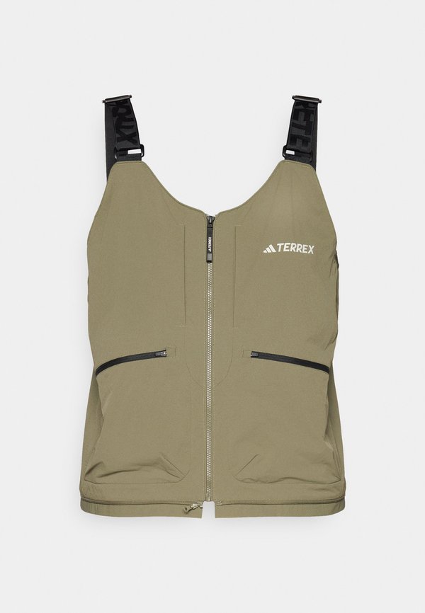 XPLORIC WATER REPELLENT VESTS - Waistcoat - olive strata3