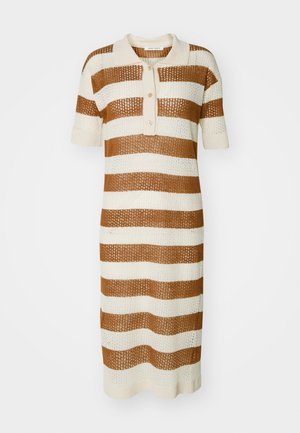 Henrik Vibskov FLAX DRESS - Vestido de punto - brown