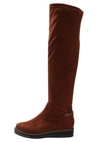 Marco Tozzi Botas de cuña - cognac