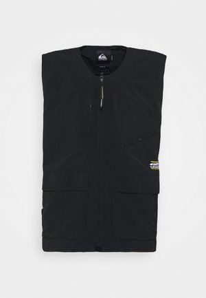 LAND SLIDE VEST - Waistcoat - black