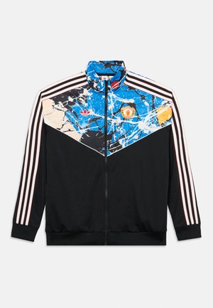 MANCHESTER UNITED STONE ROSES TRACK UNISEX - Klubska moštva - black/multi-coloured