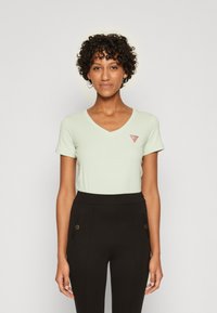 Guess - SS VN MINI TRIANGLE - T-shirt - bas - spring day Miniatyrbild 1