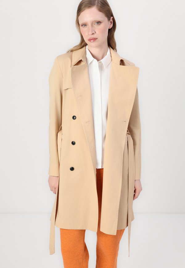 MAKARES - Trenchcoat - open beige2