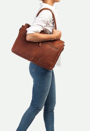 Burkely FUNDAMENTALS ANTIQUE AVERY 15.6 inch - Ventiquattrore - mittelbraun