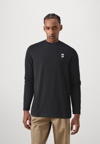 KARL LAGERFELD CREWNECK - Ilgarankovis viršutinės dalies drabužis - black
