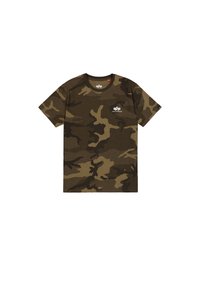 SMALL LOGO - Základné tričko - olive