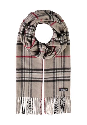 PLAID CASHMINK - Scarf - soft camel