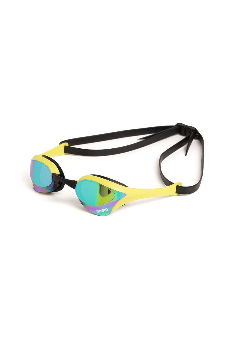 Arena ULTRA SWIPE MIRROR WETTKAMPF - Simglasögon - emerald cyber lime