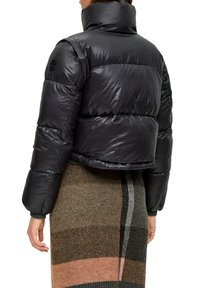 s.Oliver MIT ABNEHMBAREN ÄRMELN - Winterjas - schwarz