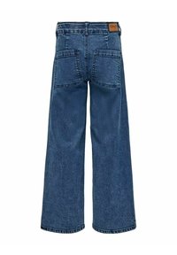 ONLY GIRLS KOGSYLVIE - Vaqueros a campana - dark blue denim
