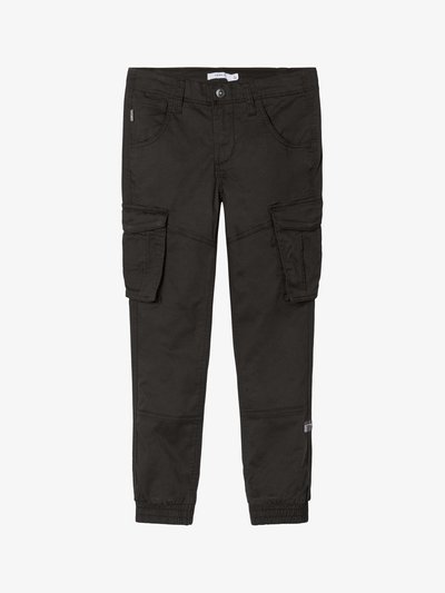 NKMRYAN PANT - Pantalon cargo - black