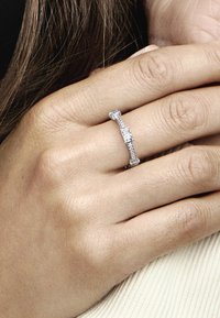 Pandora RECTANGULAR SPARKLING  - Prstan - sterling silver