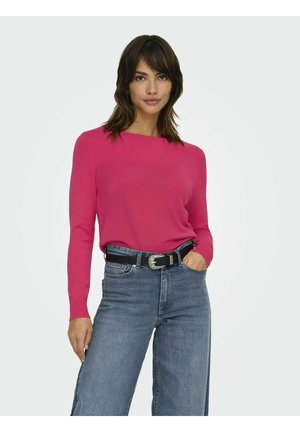 ONLY ONLVENICE LIFE LS ONECK KNT - Trui - raspberry