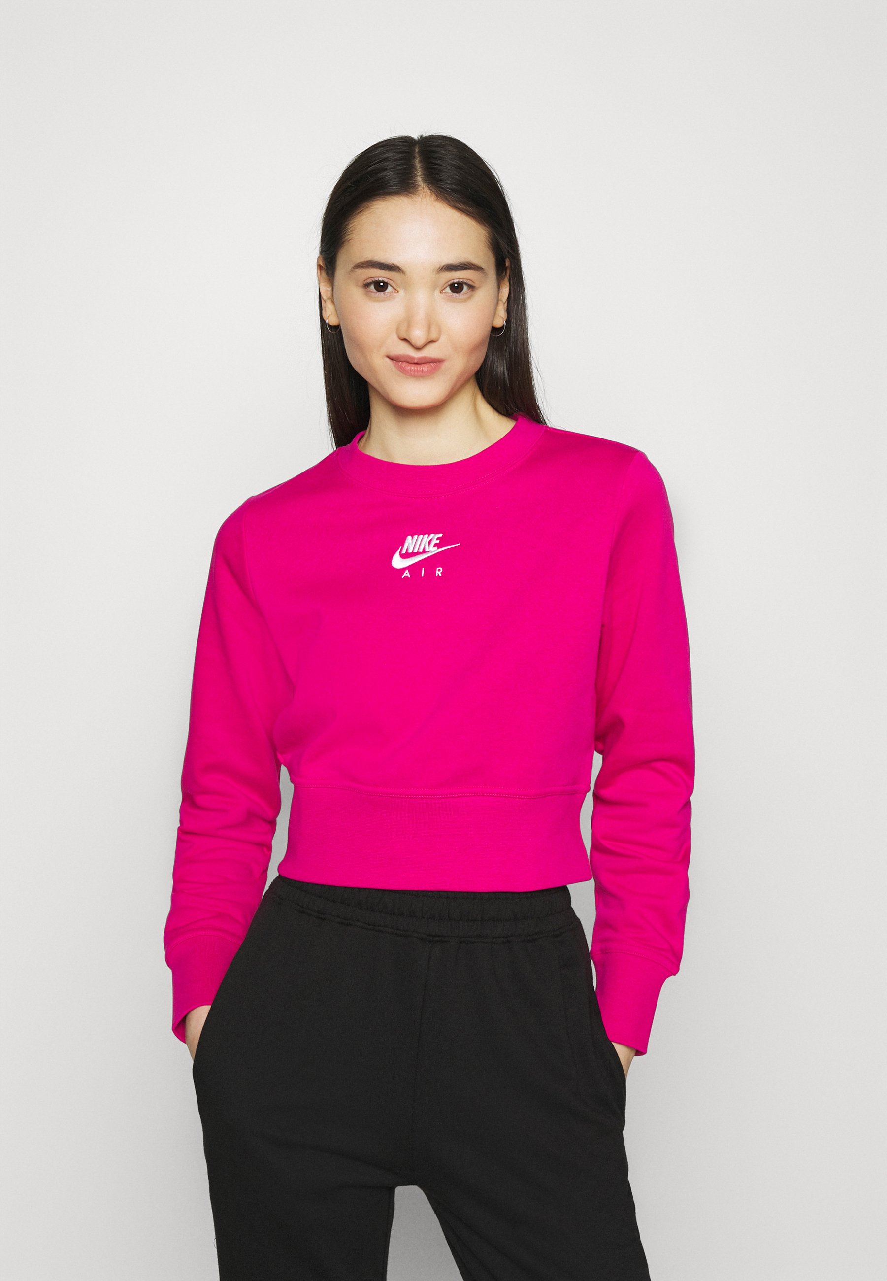 pink crew sweatshirt