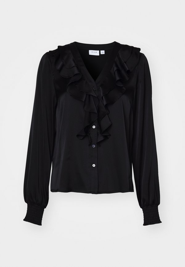 VIVINA  V NECK FRILL - Blouse4