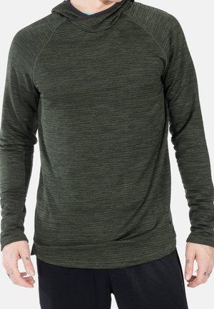 Langærmet T-shirt - khaki