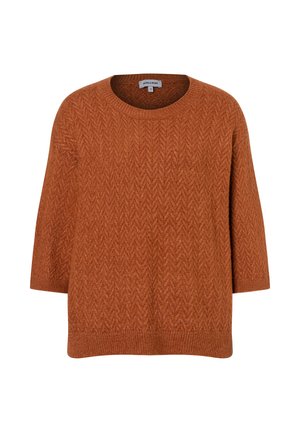 More & More, MORE & MORE STILVOLLER, LEGERER ZOPFPULLOVER - Pullover - cinnamon