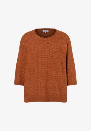 More & More, MORE & MORE STILVOLLER, LEGERER ZOPFPULLOVER - Pullover - cinnamon