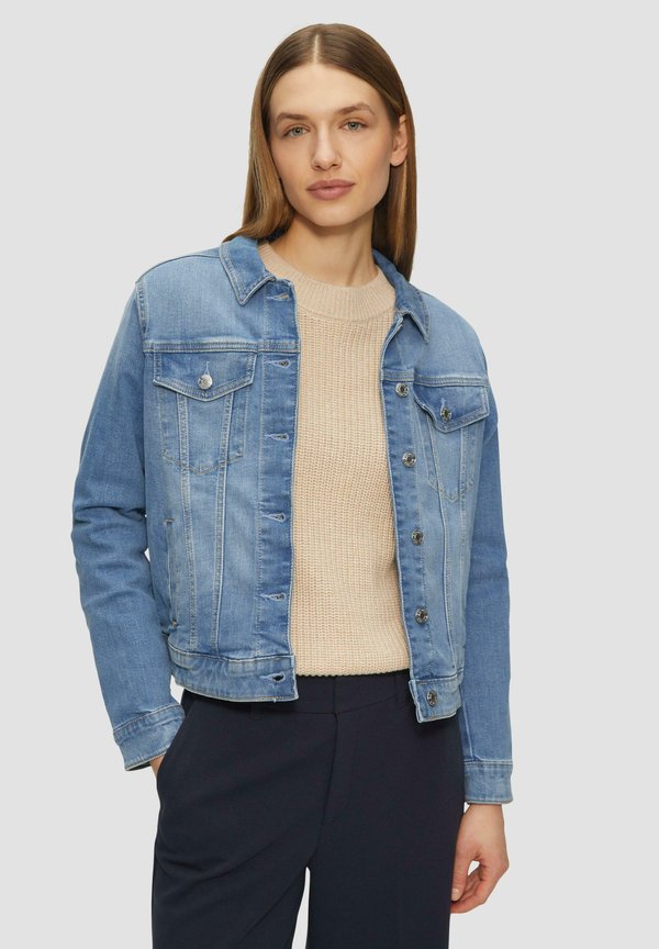 À POCHES - Jeansjacke - blau