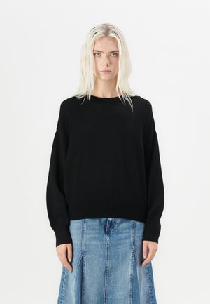 Strickpullover - black